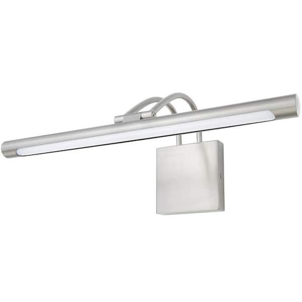 Maxxima 17 in. LED Picture Light, 1000 Lumens, 3000K Warm White, Brushed Nickel Finish, Hardwired