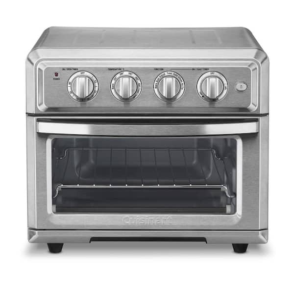 Cuisinart 1800 W Stainless Steel 0.6-cubic-foot Air Fryer Toaster Oven with  Grill TOA-70 - The Home Depot