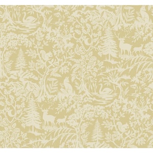 Alrick Forest Venture Yellow Prepasted Non Woven Wallpaper