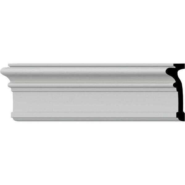 Emery Chair Rail Molding - 4 1/4" H X 1 1/4" P X 94 1/2" L Urethane Decorative Trim