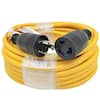 parkworld 50 ft. SJTW 12/3 20 Amp 250-Volt NEMA 6-15 Indoor/Outdoor  Extension Cord 67904 - The Home Depot