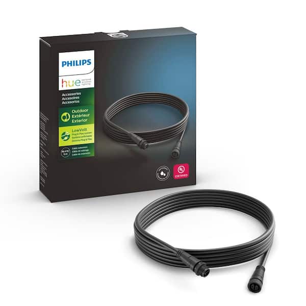 Philips Hue 16 ft. Outdoor Low Voltage Cable Extension (1-Pack)
