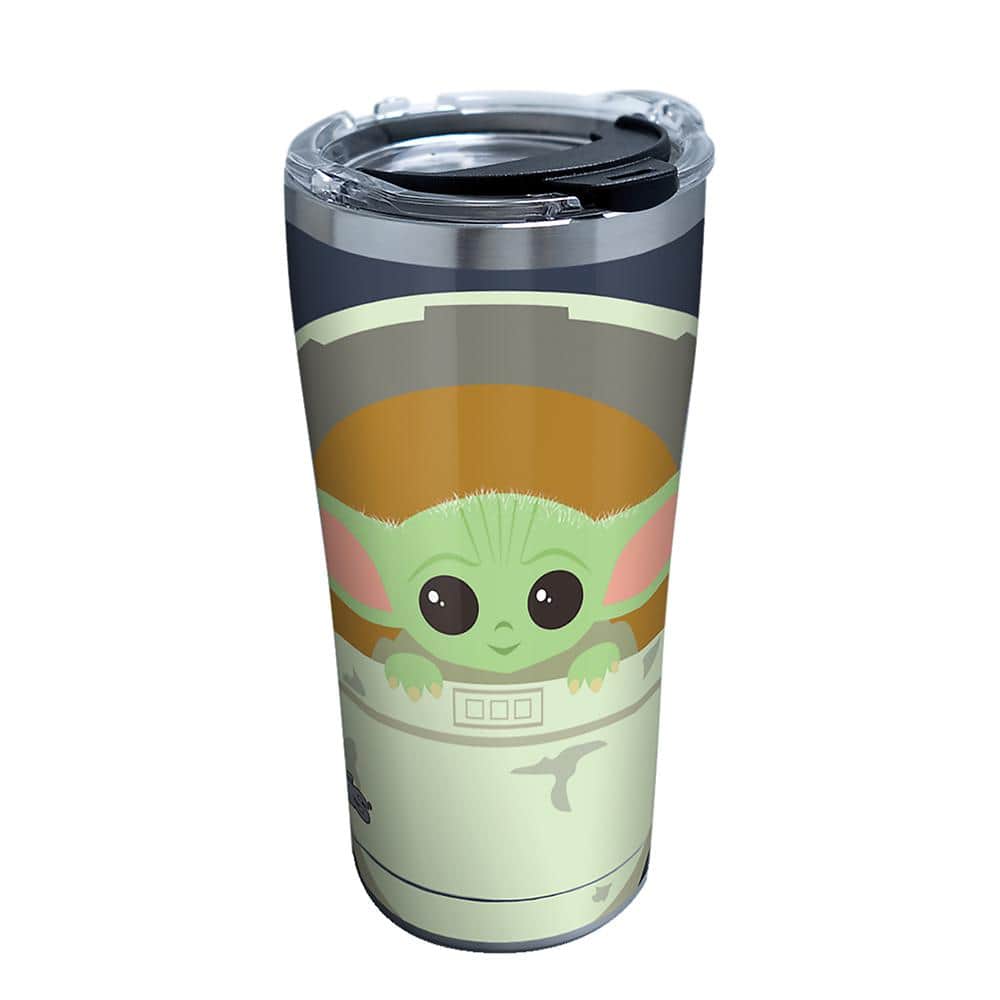 Tervis Triple Walled Star Wars - The Mandalorian Child Playing  Insulated Tumbler Cup Keeps Drinks Cold & Hot, 20oz, Stainless Steel:  Tumblers & Water Glasses