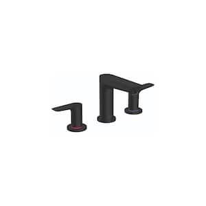 Talis E 8 in. Widespread 2-Handle Bathroom Faucet in Matte Black