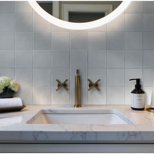 Lakeview Sky 5 in. x 5 in. Glossy Ceramic Wall Tile (734.4 sq. ft./Pallet)