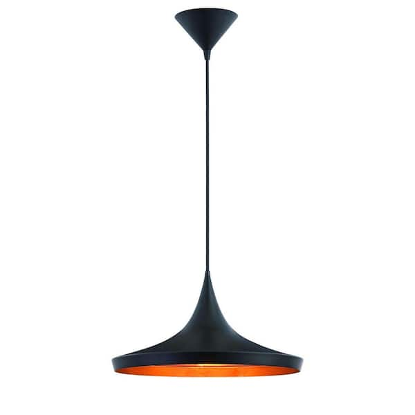 Ramos Collection 1-Light Black Pendant