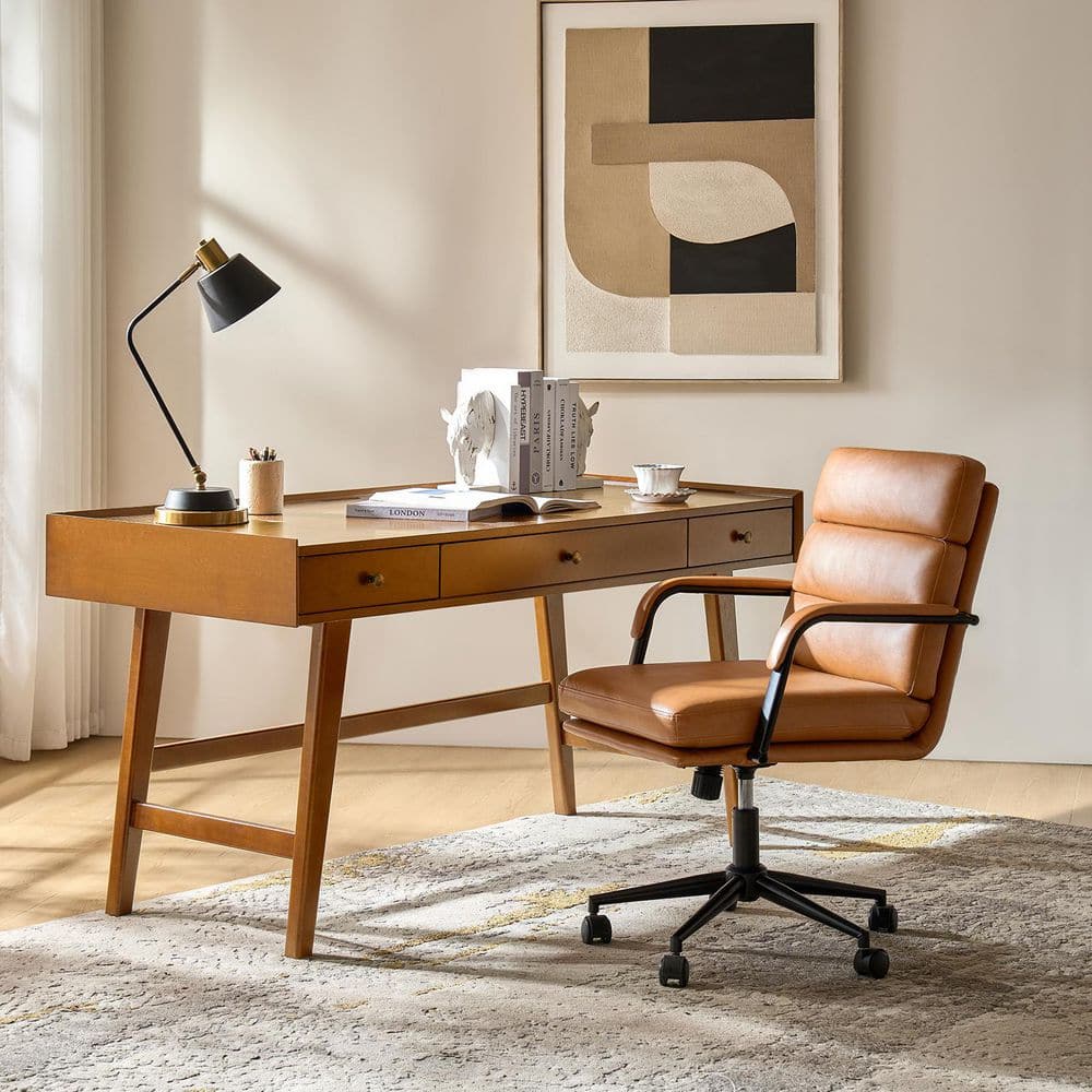 JAYDEN CREATION Rafael 2-Piece 60 in. W Rectangular Acorn Wood