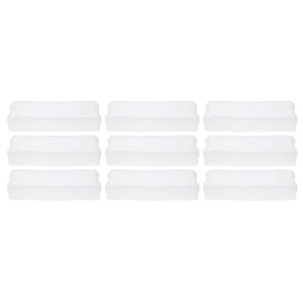 IRIS 1 Qt.Individual Clear Photo and Craft Keeper Storage Tote, with Stackable, in clear, (9 Pack)