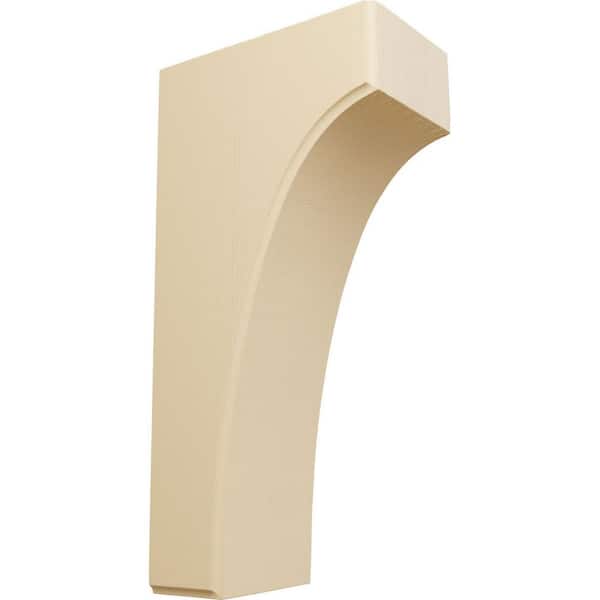 Ekena Millwork 3-1/2 in. x 6 in. x 12 in. Unfinished Maple Clarksville Corbel
