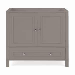Williamsburg 36 in. Bathroom Vanity Cabinet without Top - Large Wood Vanity by Alaterre Furniture