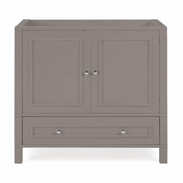Alaterre Furniture Williamsburg 36 in. Bathroom Vanity Cabinet without Top - Large Wood Vanity by Alaterre Furniture