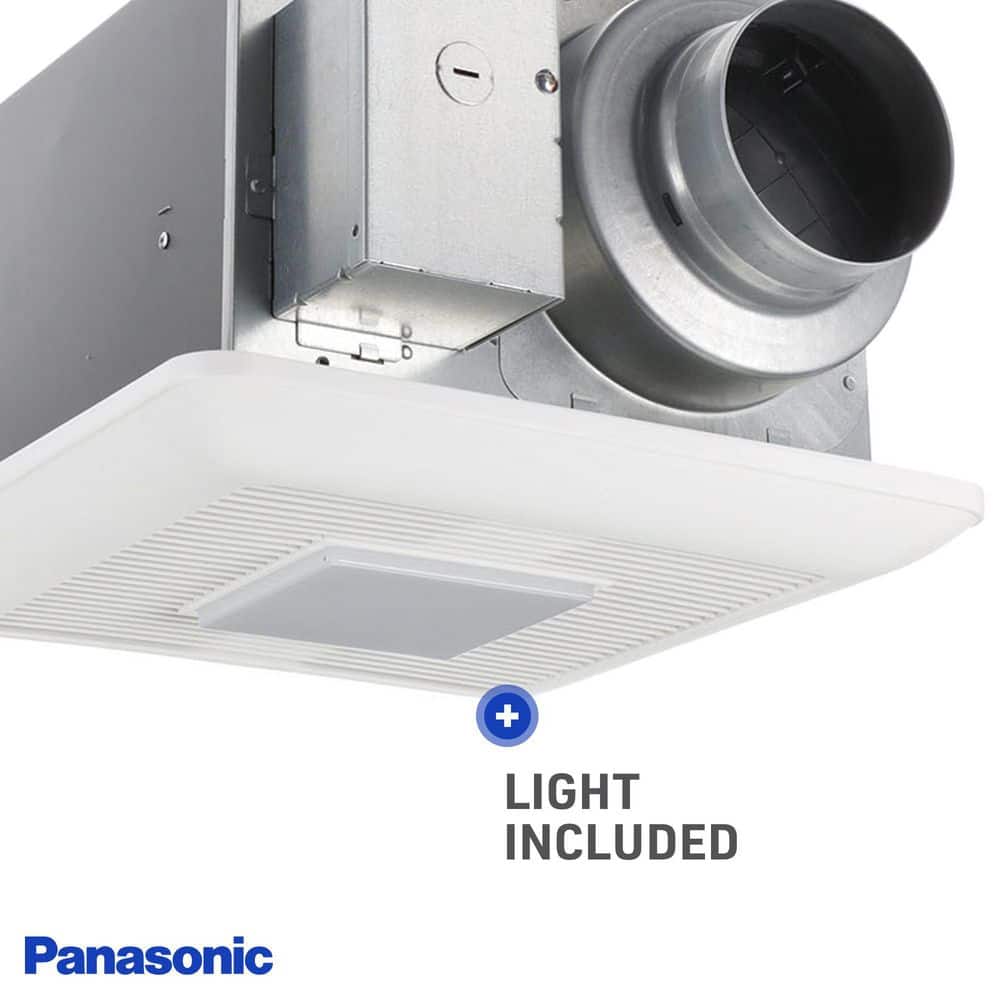 WhisperCeiling White LED Ceiling Ventilation Fan with Night Light