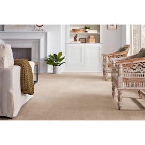 Appreciate II  - Camelot - Beige 58 oz. Triexta Texture Installed Carpet