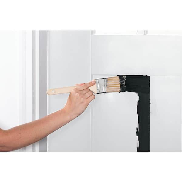 Rust-Oleum 369383 Advanced Dry Door & Trim Paint, Quart, Satin Black