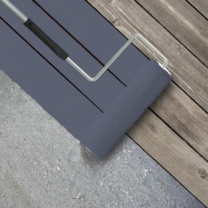 1 gal. #PPU16-17 Blue Aura Textured Low-Lustre Enamel Interior/Exterior Porch and Patio Anti-Slip Floor Paint