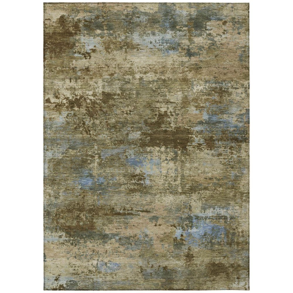 Chantille Machine Washable Indoor/Outdoor Abstract ACN2370 Brown 8 ft. x 10 ft. Area Rug price history on PriceWatchPro
