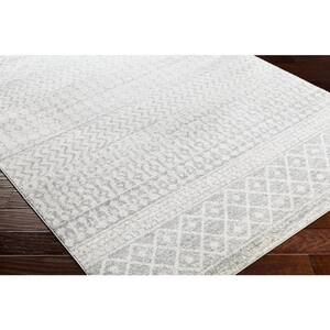 Laurine Gray 3 ft. 11 in. x 5 ft. 7 in. Area Rug