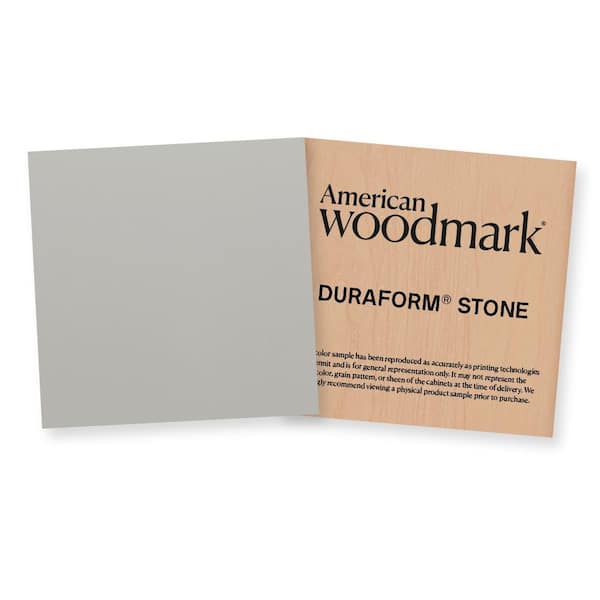 American Woodmark 3-3/4-in. W x 3-3/4-in. D Finish Chip Cabinet Color Sample in Duraform Stone