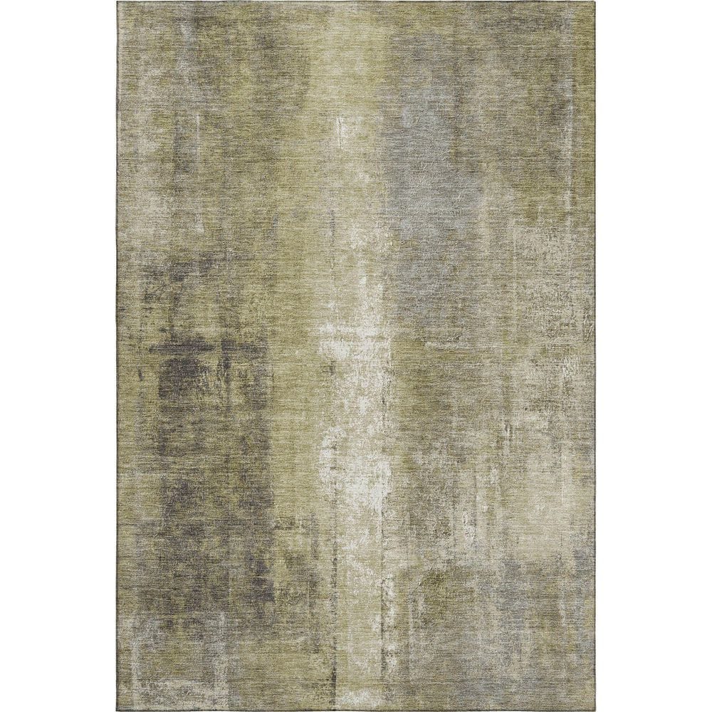 Mayfield Premium Machine Washable Abstract AMF1980 Gold 3 ft. x 5 ft. Area Rug price history on PriceWatchPro