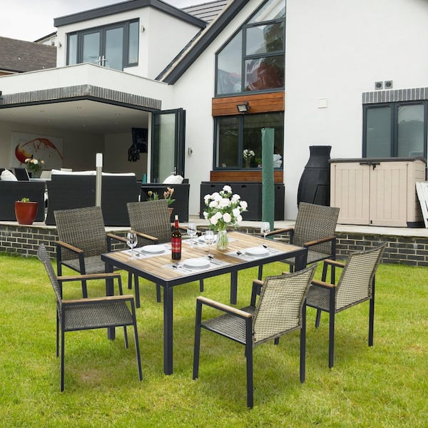 Outsunny Patio Furniture Devoko Piece Outdoor Furniture With