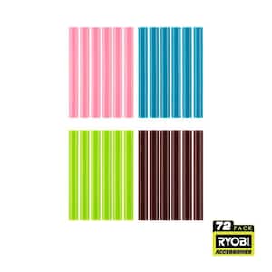 72PC Full Size Color Glue Sticks (Variety)