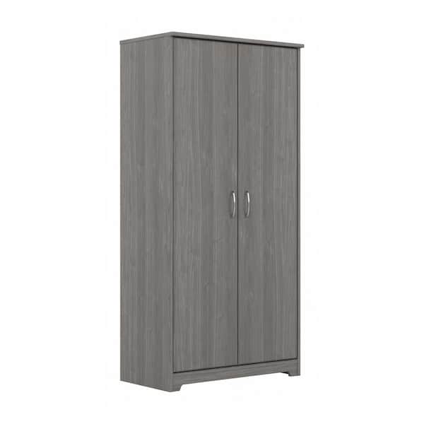 Bush Furniture Cabot Modern Gray 60.94 in. Accent Storage Cabinet with Doors