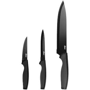 Slice Craft 3-Piece Stainless Steel Cutlery Set in Black