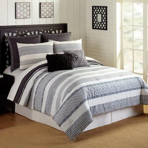 Deco 7-Piece Stripe Comforter Set