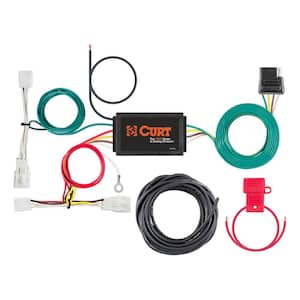 Custom Vehicle-Trailer Wiring Harness, 4-Way Flat Output, Select Lexus ES350, Quick Electrical Wire T-Connector