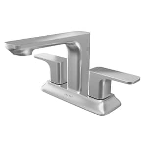 Corsica 2-Handle 4" Centerset Bathroom Faucet in Brushed Nickel