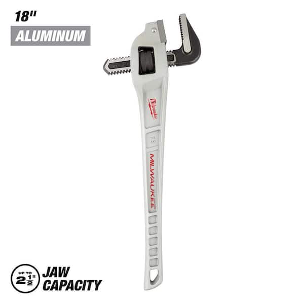 Milwaukee 18 in. Aluminum Offset Pipe Wrench