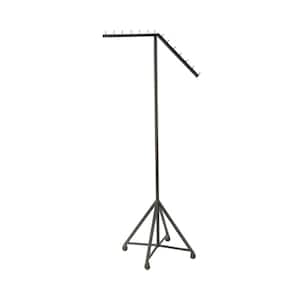 Black Metal Clothes Rack 29.5 in. W x 63.75 in. H