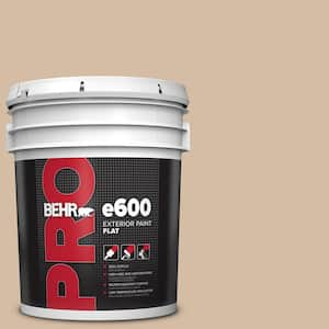 5 gal. #PWL-86 Nutty Beige Flat Exterior Paint