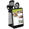 Kitchen Details Industrial Tablet and Utensil Holder in Matte Black  28628-MATTEBLACK - The Home Depot