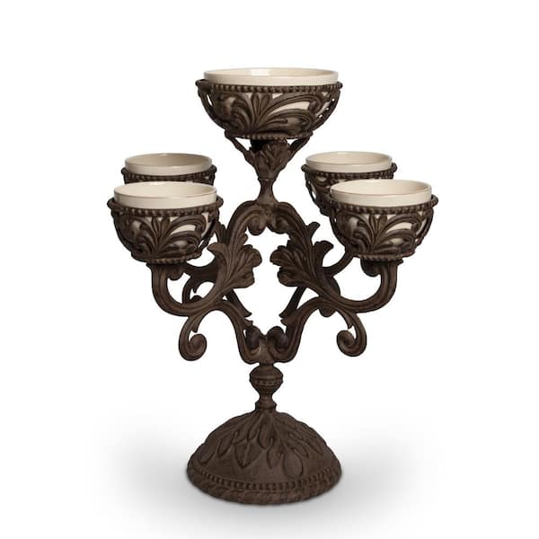 Unbranded 22.5 in. H Acanthus Epergne, 5-Hol