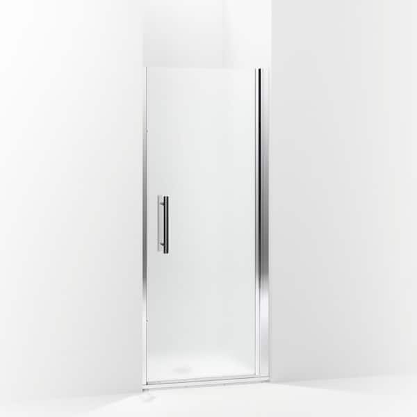 STERLING Finesse Peak 31.5 in. x 67 in. Frameless Pivot Shower Door in Silver