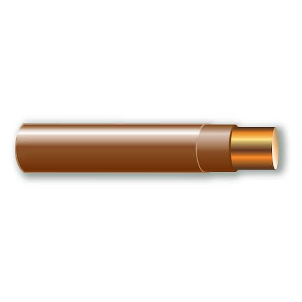 500 ft. 12 Gauge Brown Solid Copper THHN Wire