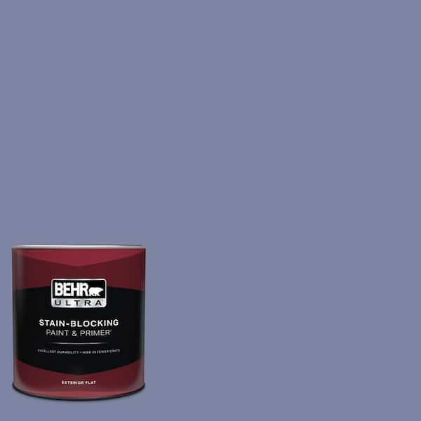 BEHR ULTRA 1 qt. #S540-5 Velvet Curtain Flat Exterior Paint & Primer