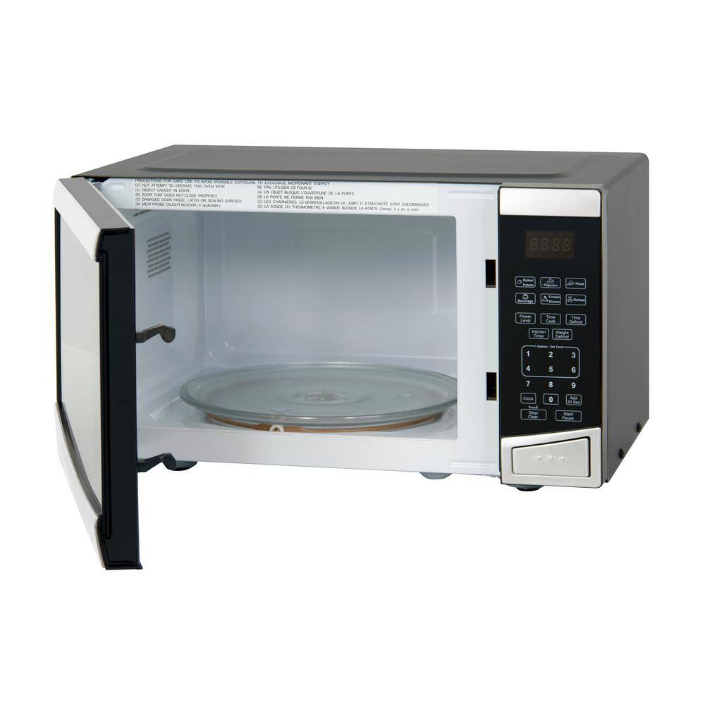 Compact Stainless Steel Digital Microwave Oven for RV, 0.9 cu. ft.