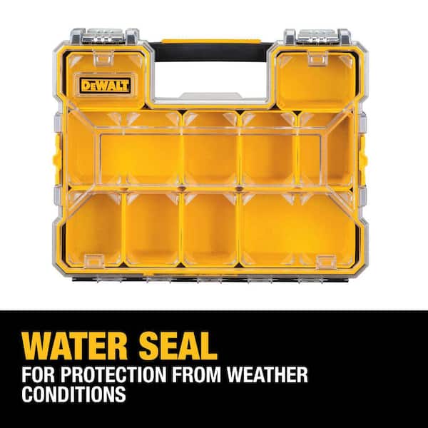 DEWALT - Plastic 10-Compartment Deep Pro Small Parts Organizer