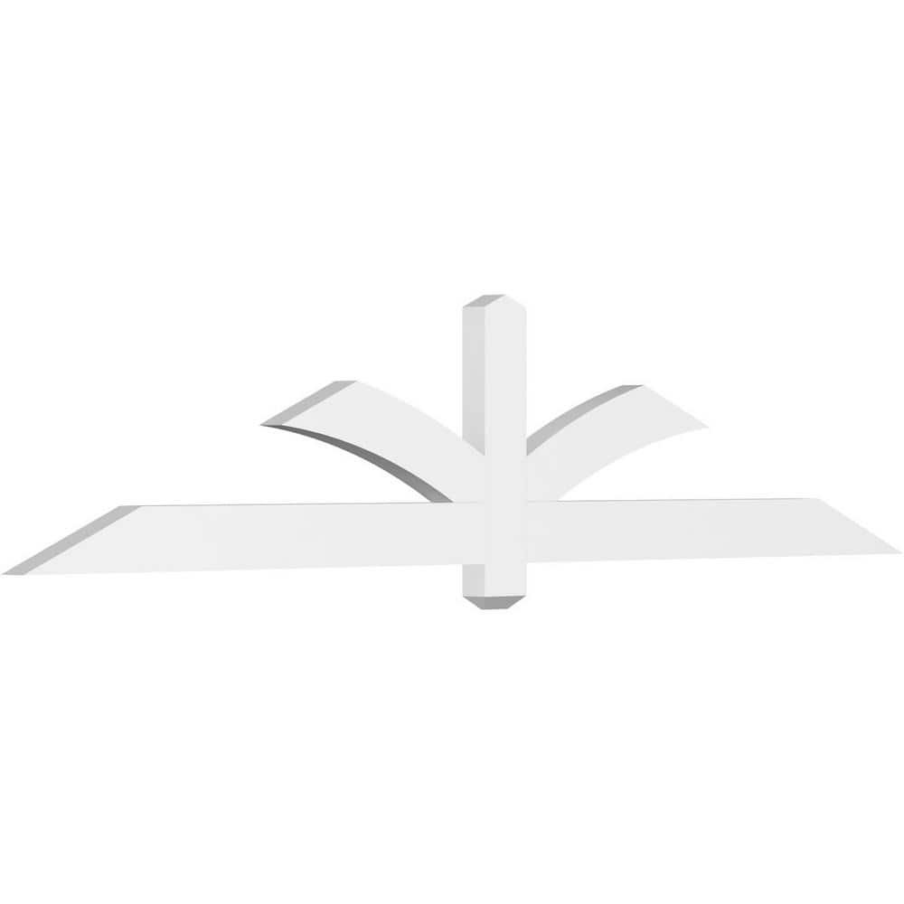 84 in. W x 17 1/2 in. H x 2 in. D x 4 in. F, 5/12 Pitch, Redmond Signature Urethane Gable Bracket, Primed Tan price history on PriceWatchPro