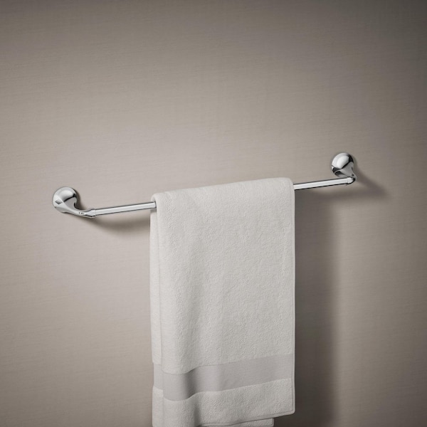 Elliston 24 in. Towel Bar in Polished Chrome