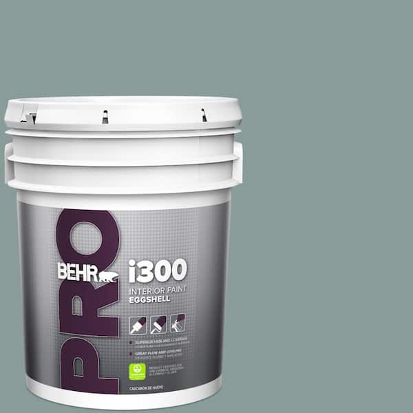 5 gal. #HDC-AC-23 Provence Blue Eggshell Interior Paint