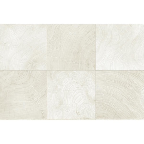 Seabrook Designs 60.75 sq. ft. Coconut Kemi Embossed Vinyl Unpasted Wallpaper Roll