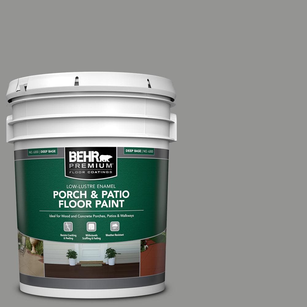 BEHR PREMIUM 5 gal. 780F5 Anonymous LowLustre Enamel Interior/Exterior Porch and Patio Floor