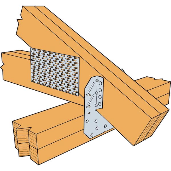 Simpson Strong-Tie H10A-2 18-Gauge ZMAX Galvanized Hurricane