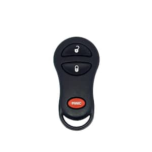 Car Remote Replacement Case - Chrysler 3 Button Black Shell Only No Electronics