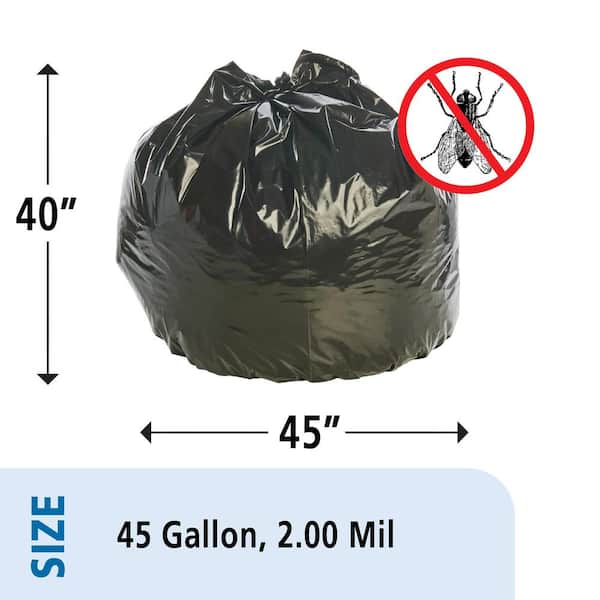 Ace 33 gal Trash Bags Drawstring 50 pk 1.1 mil - Ace Hardware