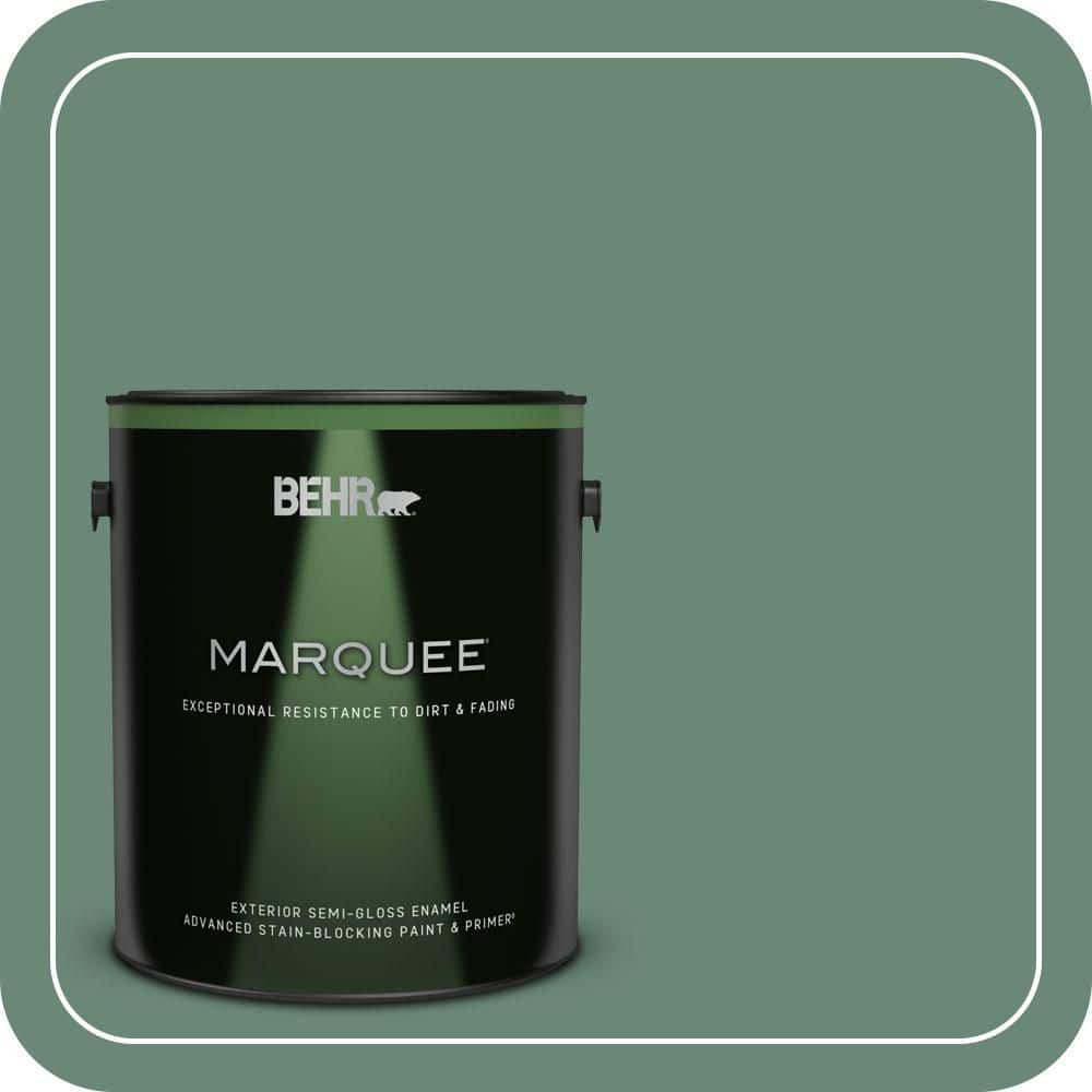 1 gal. #S420-5 Sycamore Grove Semi-Gloss Enamel Exterior Paint & Primer price history on PriceWatchPro