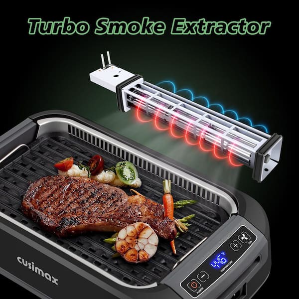 Smokeless grill CREECI•IO 無煙ロースター Amazon | KDBT最新無煙ロースター 「ヘルシーグリル」 煙が出